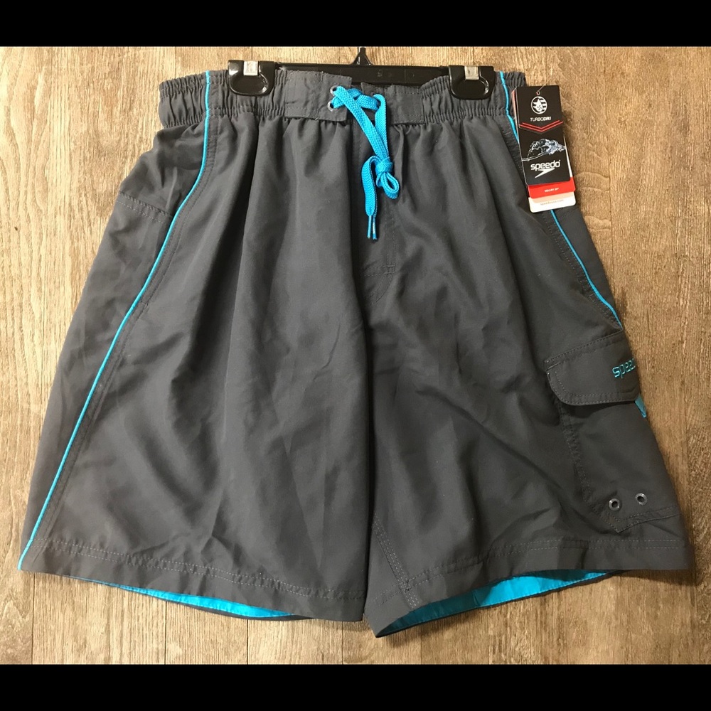 NWT Speedo Size SM UV Protection 50+ Swim Shorts